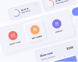 Footer design accent