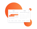 Footer design accent